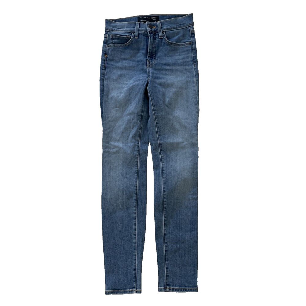 Veronica Beard Debbie Skinny High Rise Jeans Womens 26 Ankle Blue Keystone Wash